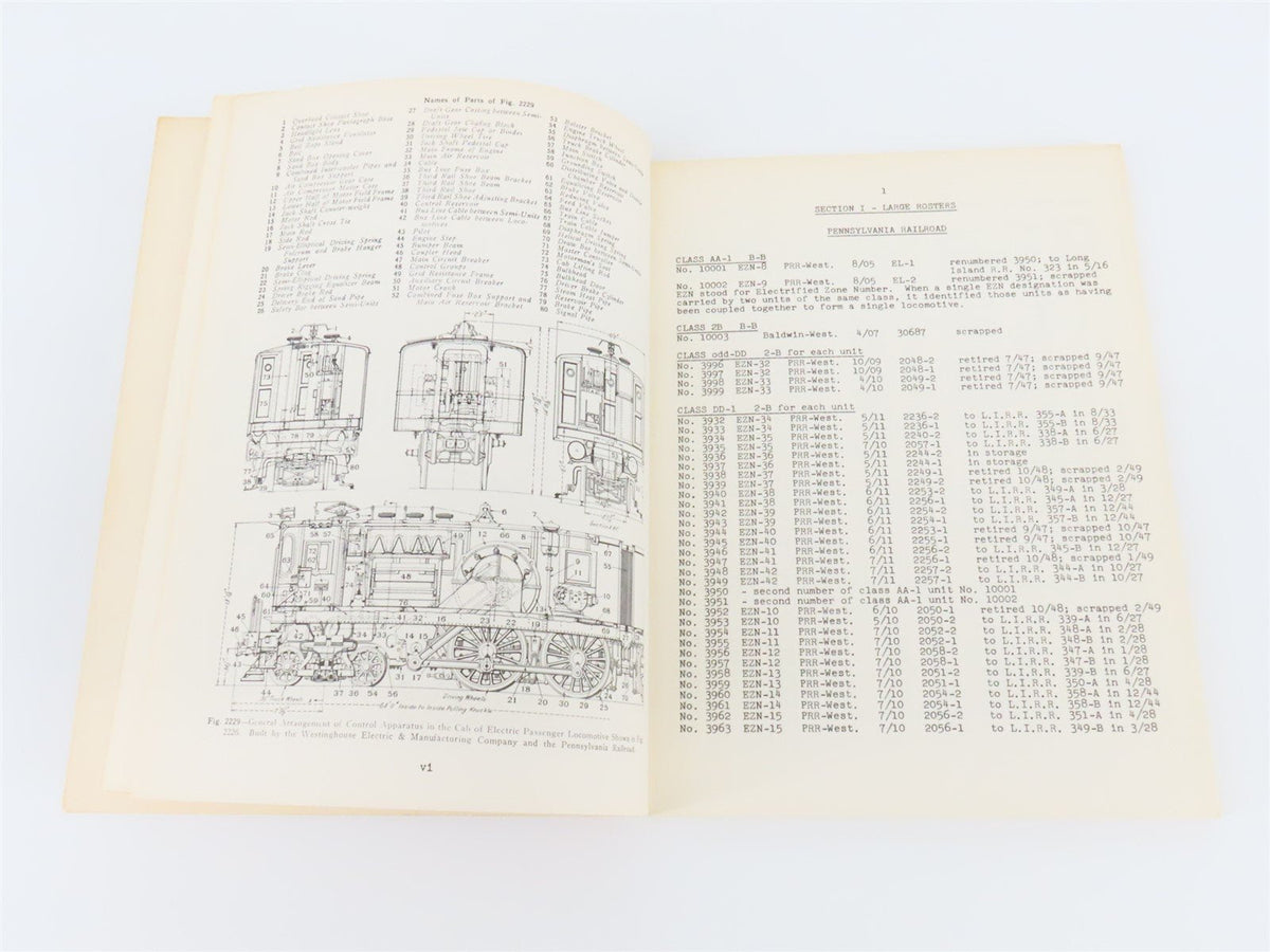 Electric Locomotive Rosters by Robert J. Wayner ©1965 SC Book