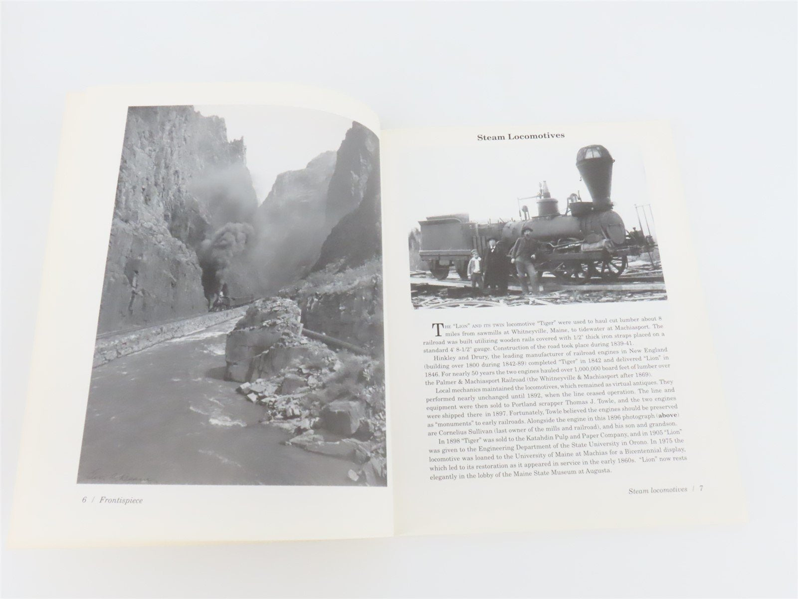 Railroad History in Photographs by Thompson, Church, & Pryor ©1996 SC Book