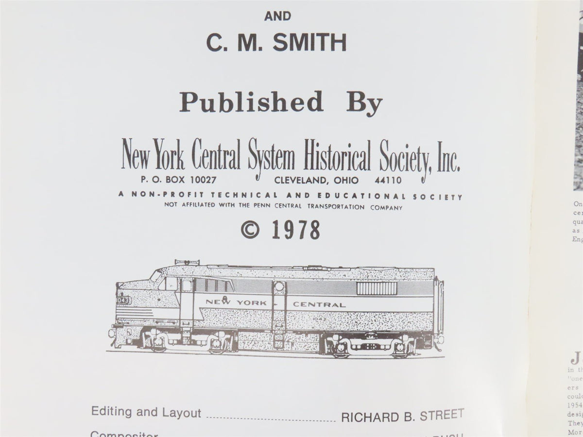 Diesel Locomotives of the New York Central System by Edson, Vail, &amp; Smith ©1978