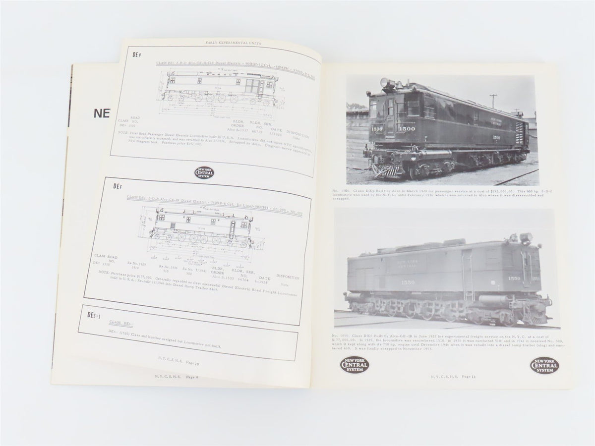 Diesel Locomotives of the New York Central System by Edson, Vail, &amp; Smith ©1978