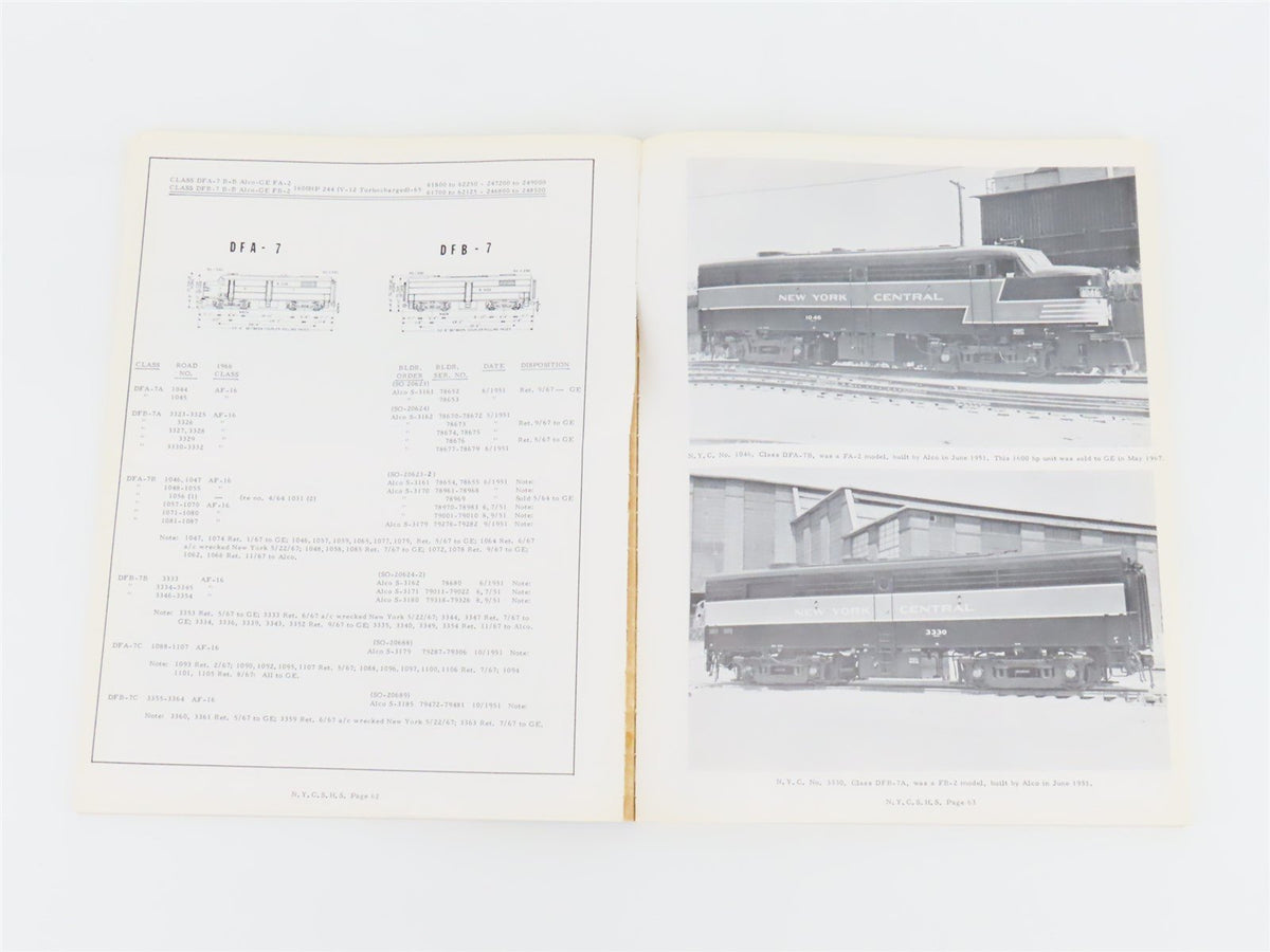 Diesel Locomotives of the New York Central System by Edson, Vail, &amp; Smith ©1978