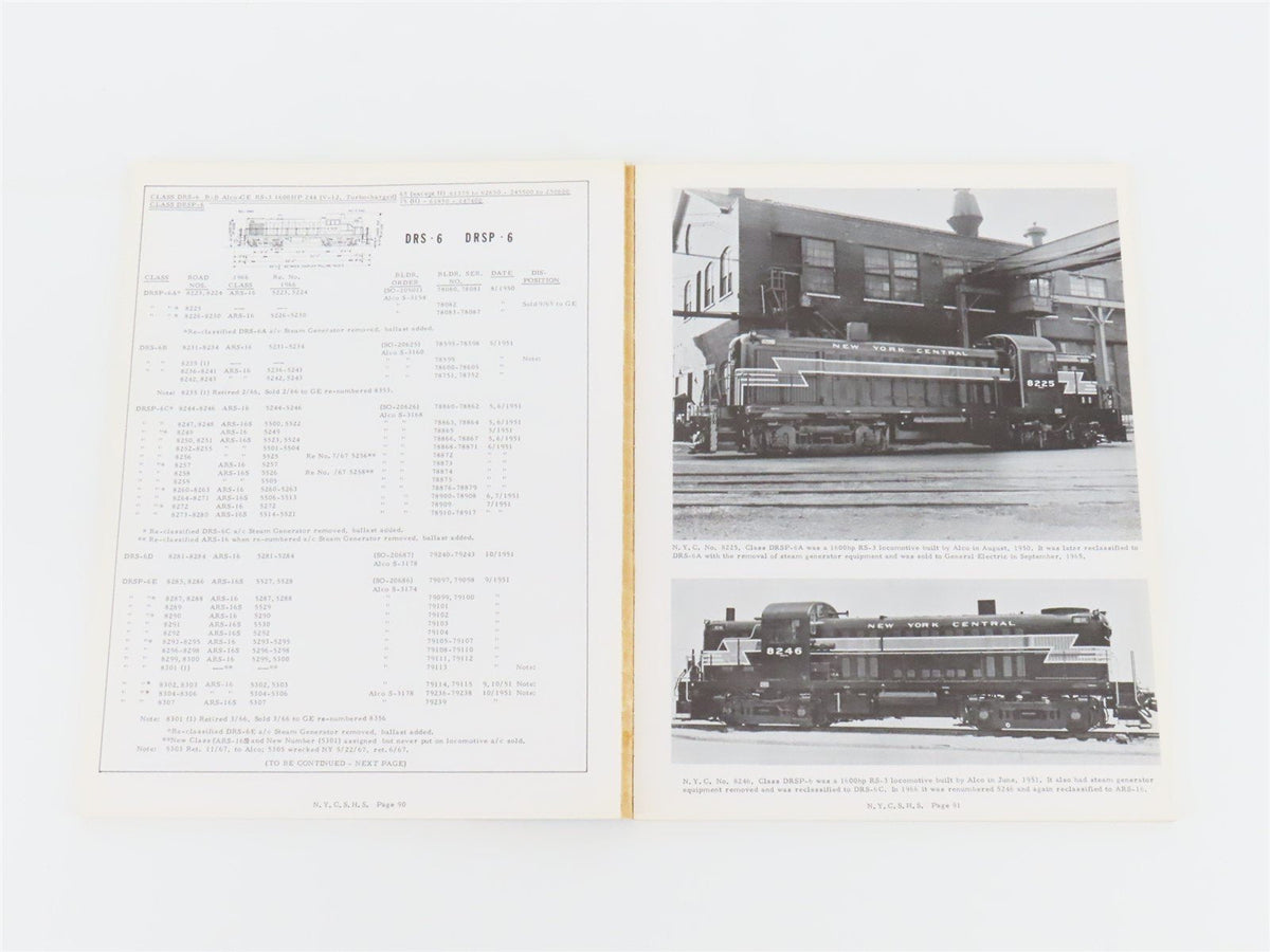 Diesel Locomotives of the New York Central System by Edson, Vail, &amp; Smith ©1978