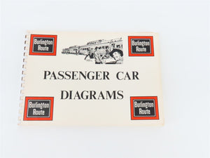 Burlington Route Passenger Car Diagrams SC Book