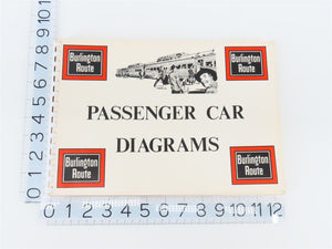 Burlington Route Passenger Car Diagrams SC Book