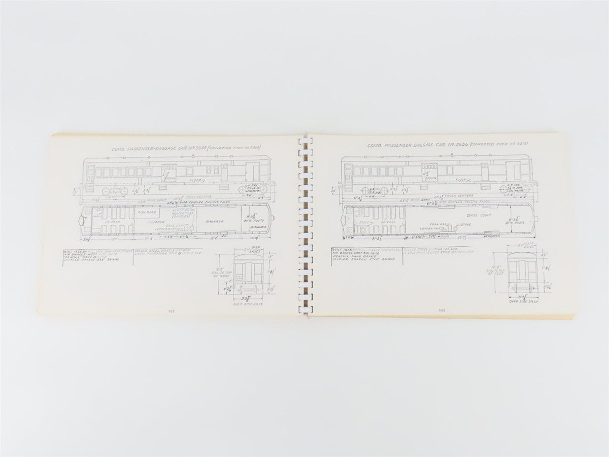 Burlington Route Passenger Car Diagrams SC Book