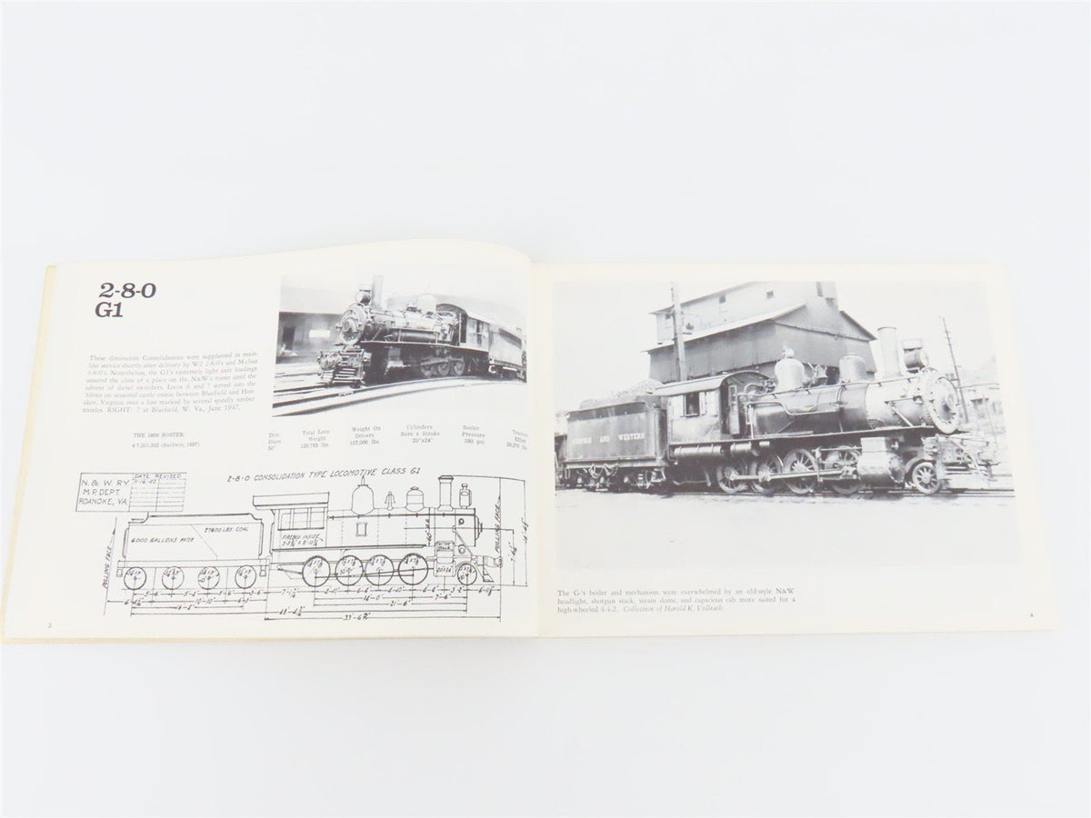 Norfolk &amp; Western Steam (The Last 25 Years) by Ron Rosenberg ©1973 SC Book