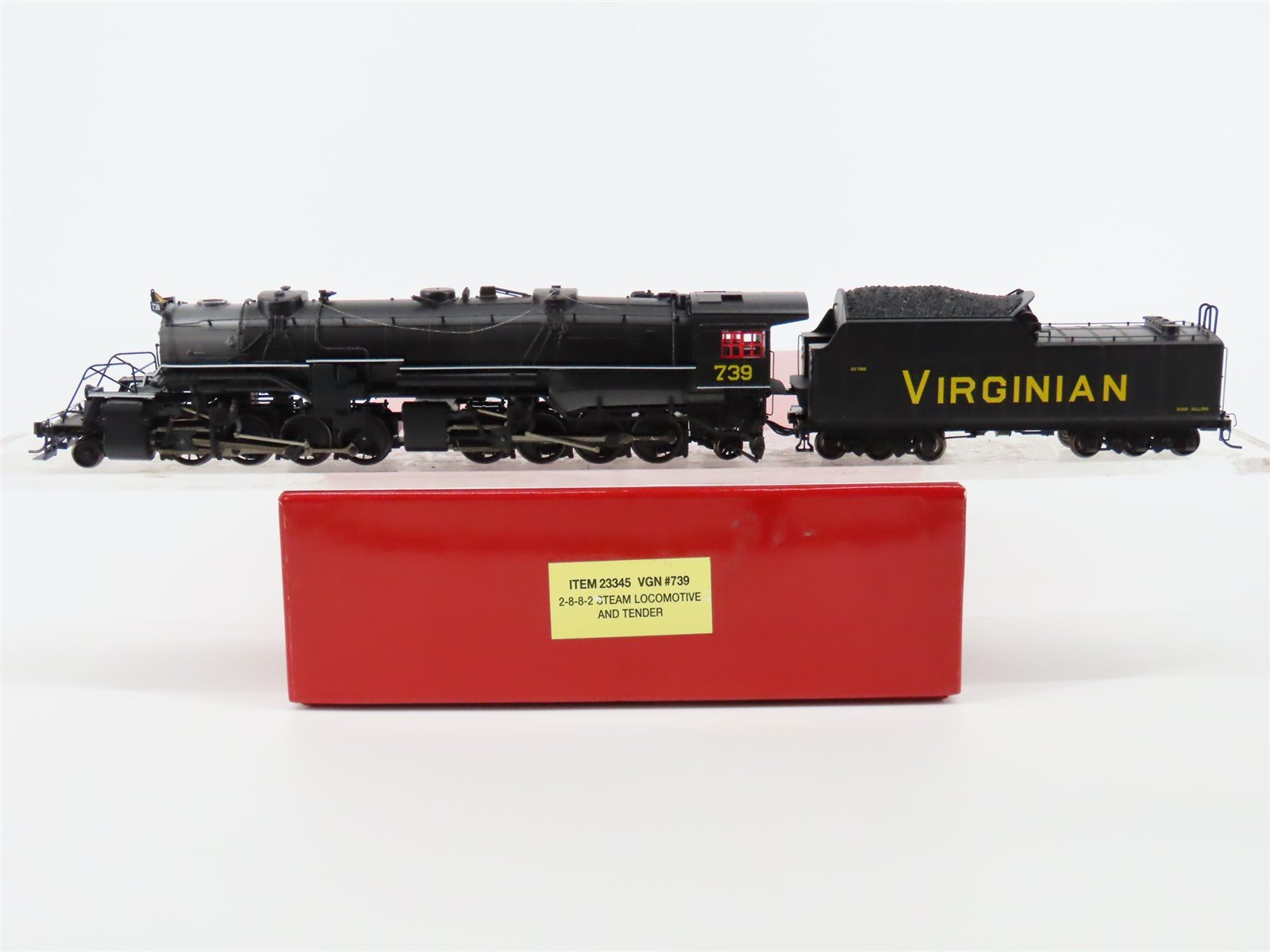 HO Scale Proto 2000 23345 VGN Virginian 2-8-8-2 Steam Loco #739 - DCC Ready