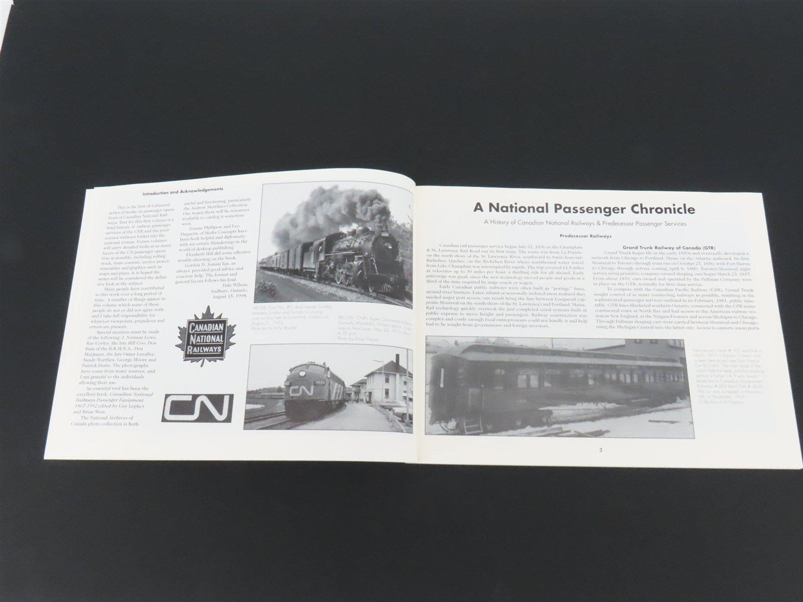 A National Passenger Chronicle Series Premiere by Dale Wilson ©1998 SC Bk