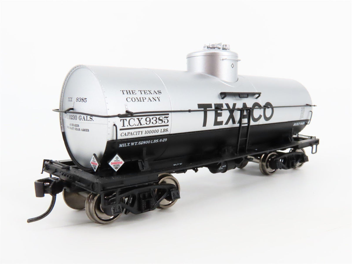 HO Scale Walthers Proto #920-100412 TCX Texaco Single Dome Tank Car #9385