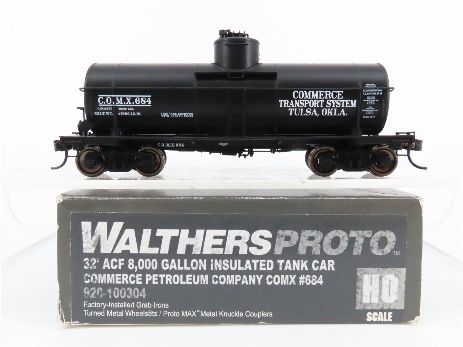 HO Walthers Proto #920-100304 COMX Commerce Petroleum Single Dome Tank Car #684