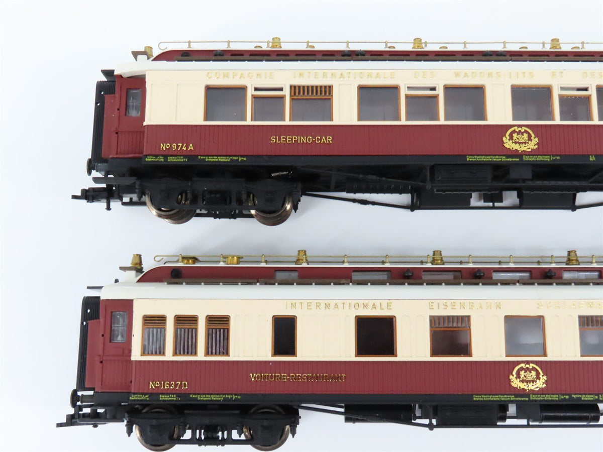 HO Scale Liliput L386000 CIWL Wagons-Lits Orient Express Passenger 5-Car Set