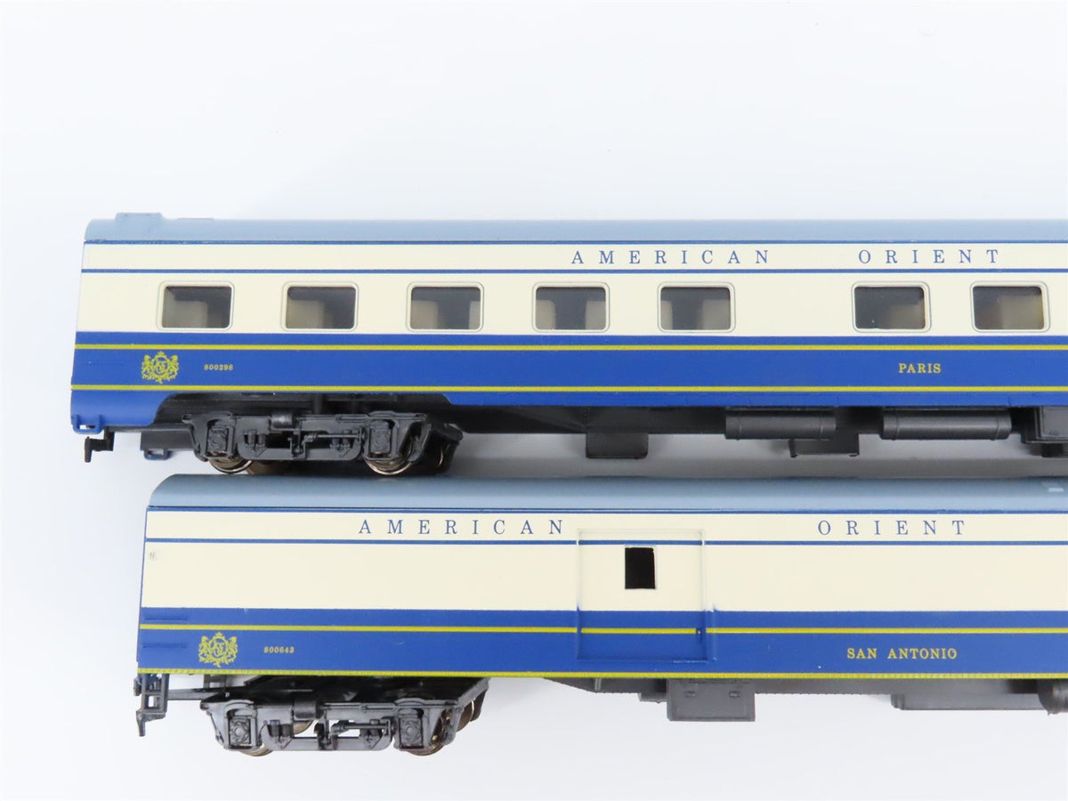 HO Rivarossi 0824 American Orient Express EMD E8A/A Diesel Passenger Train Set