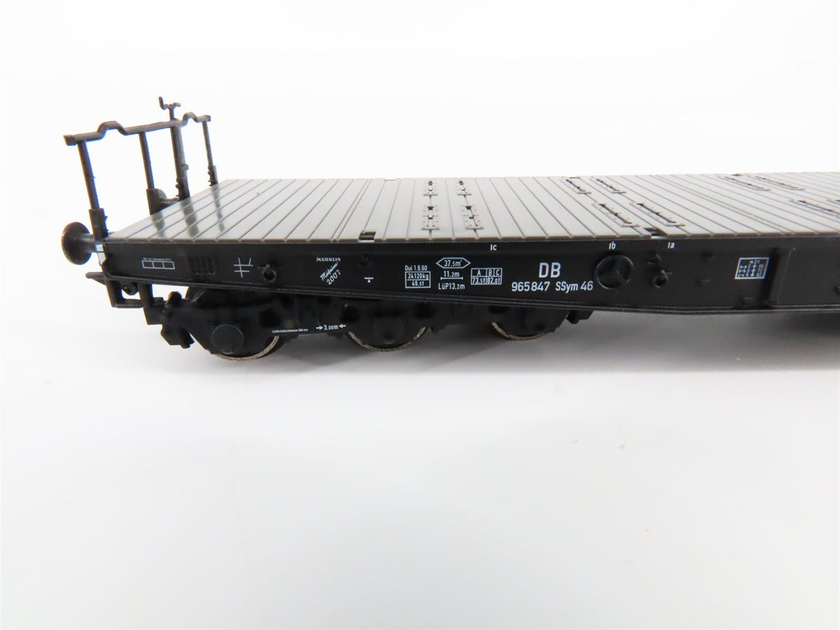 HO Marklin 48007 DB Flat Car w/ Strassacker Art Foundry Truck &amp; Statue of David