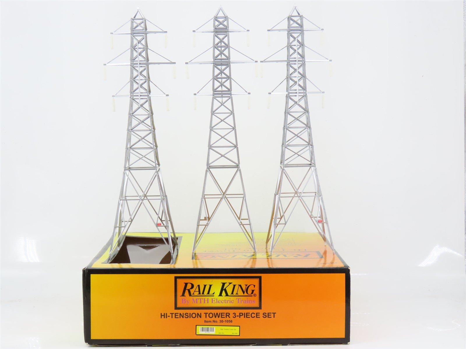O 1/48 Scale MTH RailKing 30-1056 High Tension Towers 3-Piece Set