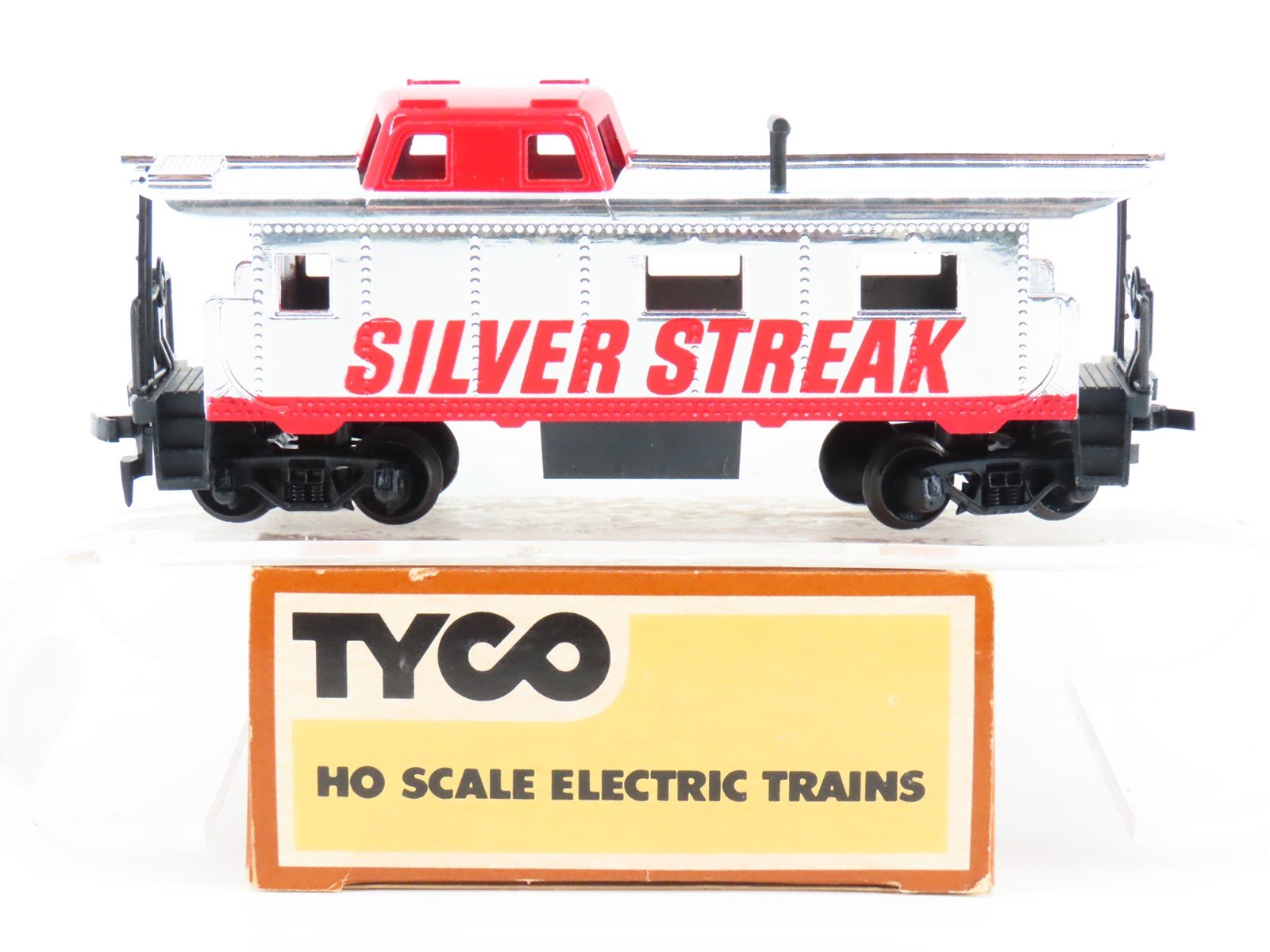 HO Scale TYCO #327-60 Silver Streak 40' Caboose #607