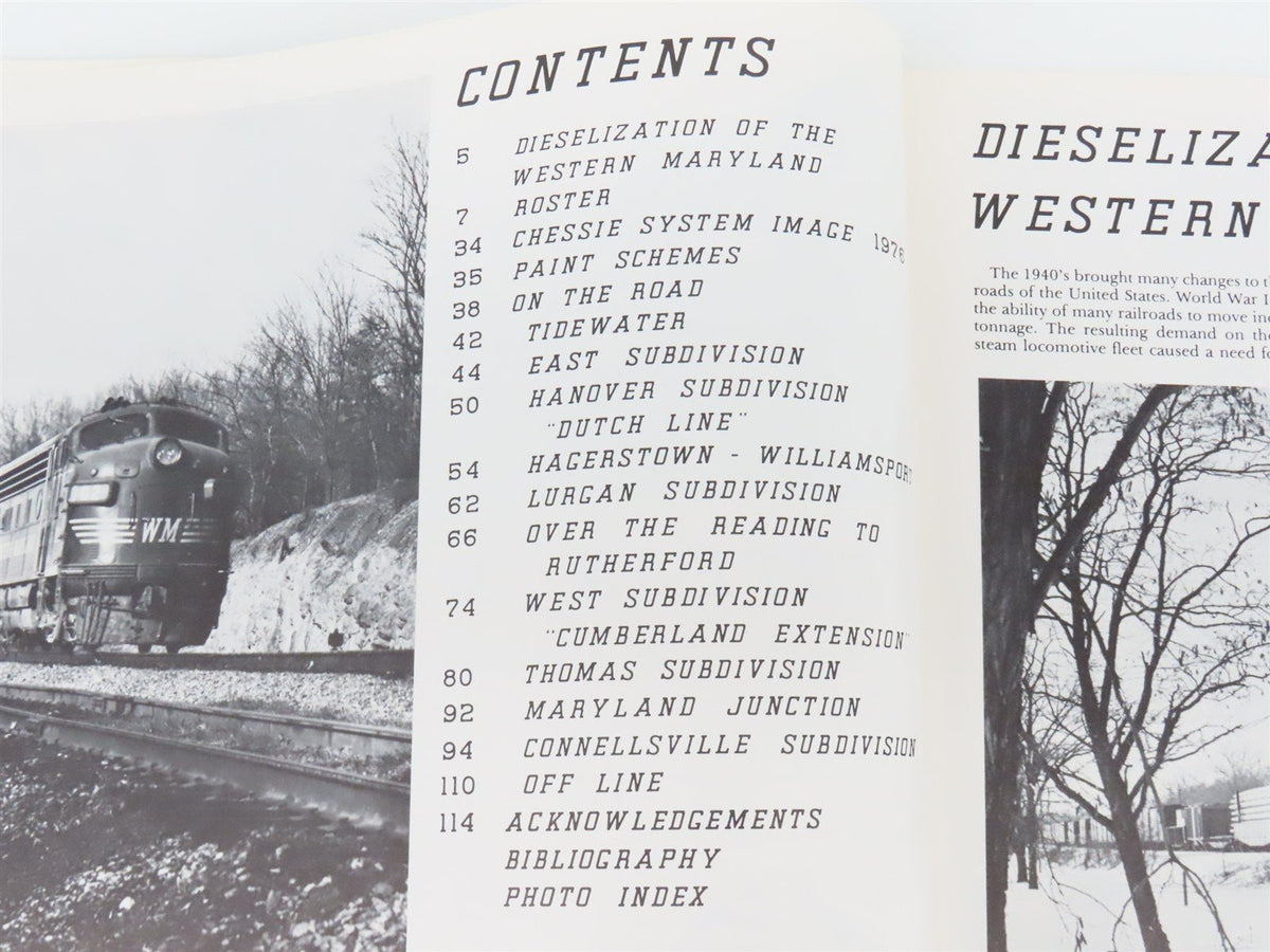 Western Maryland Diesels By Richard W. Jahn &amp; John D.L. Johnson ©1979 SC Book