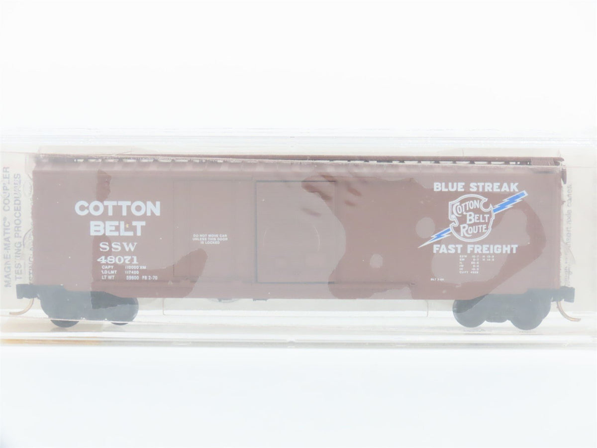 N Scale Micro-Trains MTL 33060 SSW Cotton Belt 50&#39; Box Car #48071 - Sealed