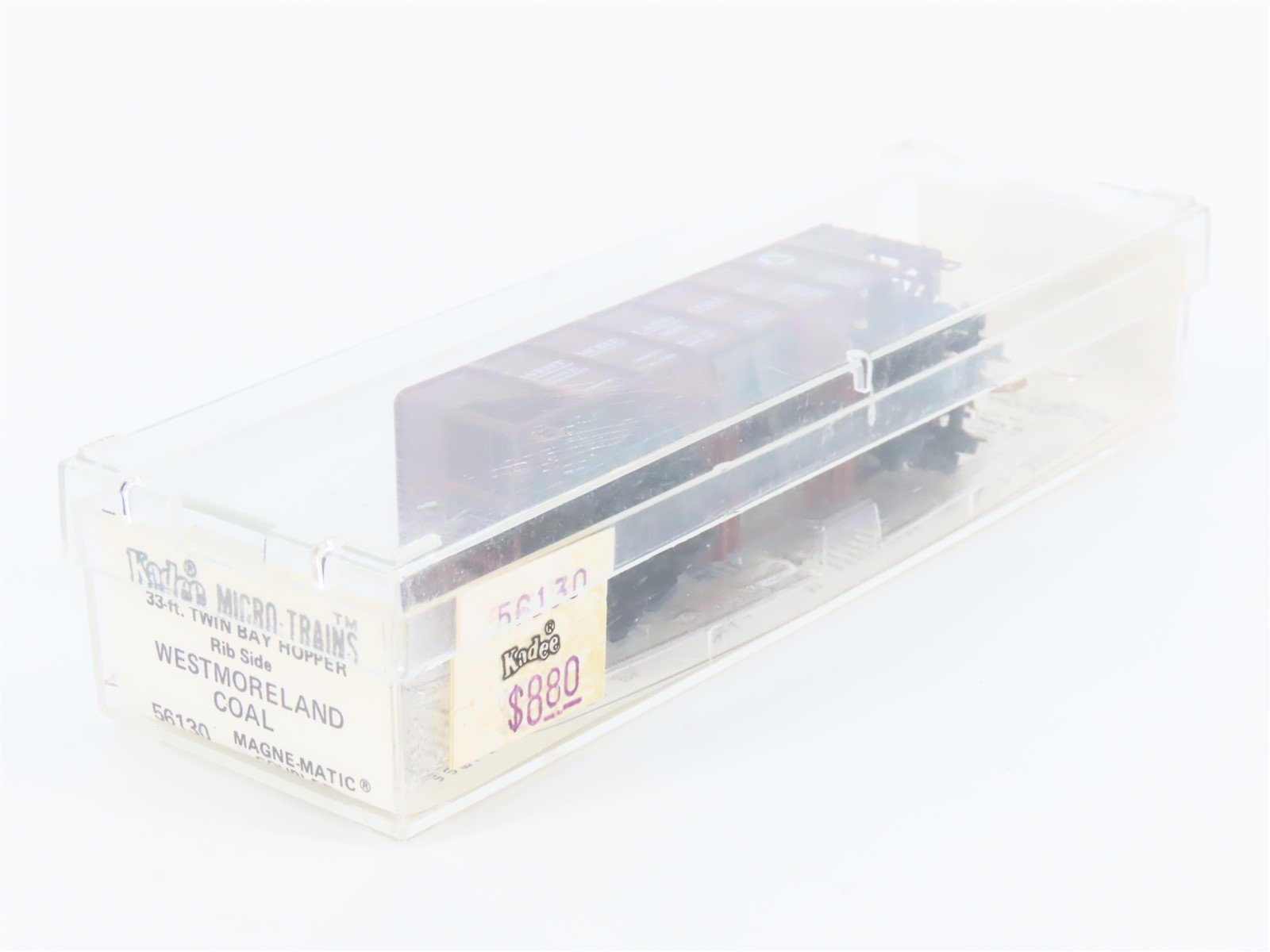 N Scale Kadee Micro-Trains MTL 56130 Westmoreland Coal 2-Bay Hopper #926