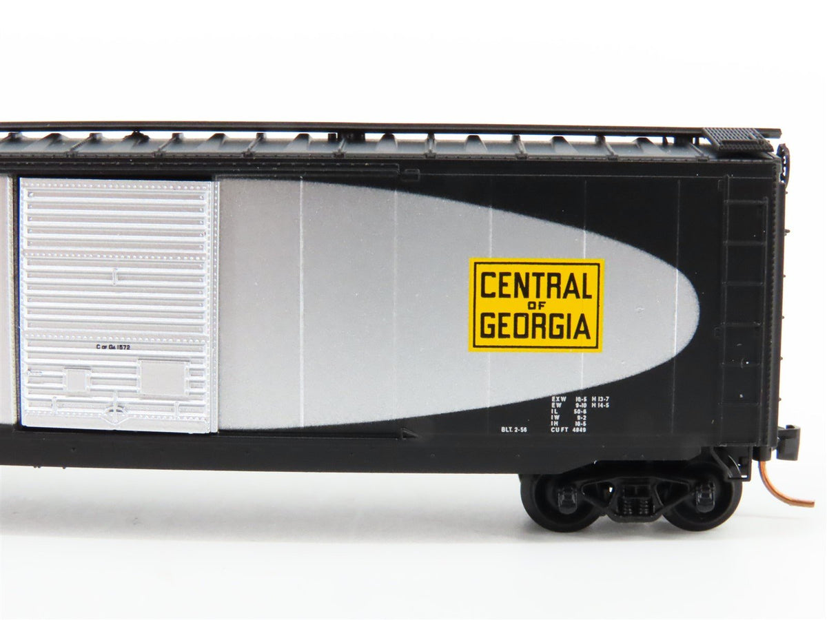 N Scale Micro-Trains MTL 31280 CG Central of Georgia 50&#39; Box Car #1572