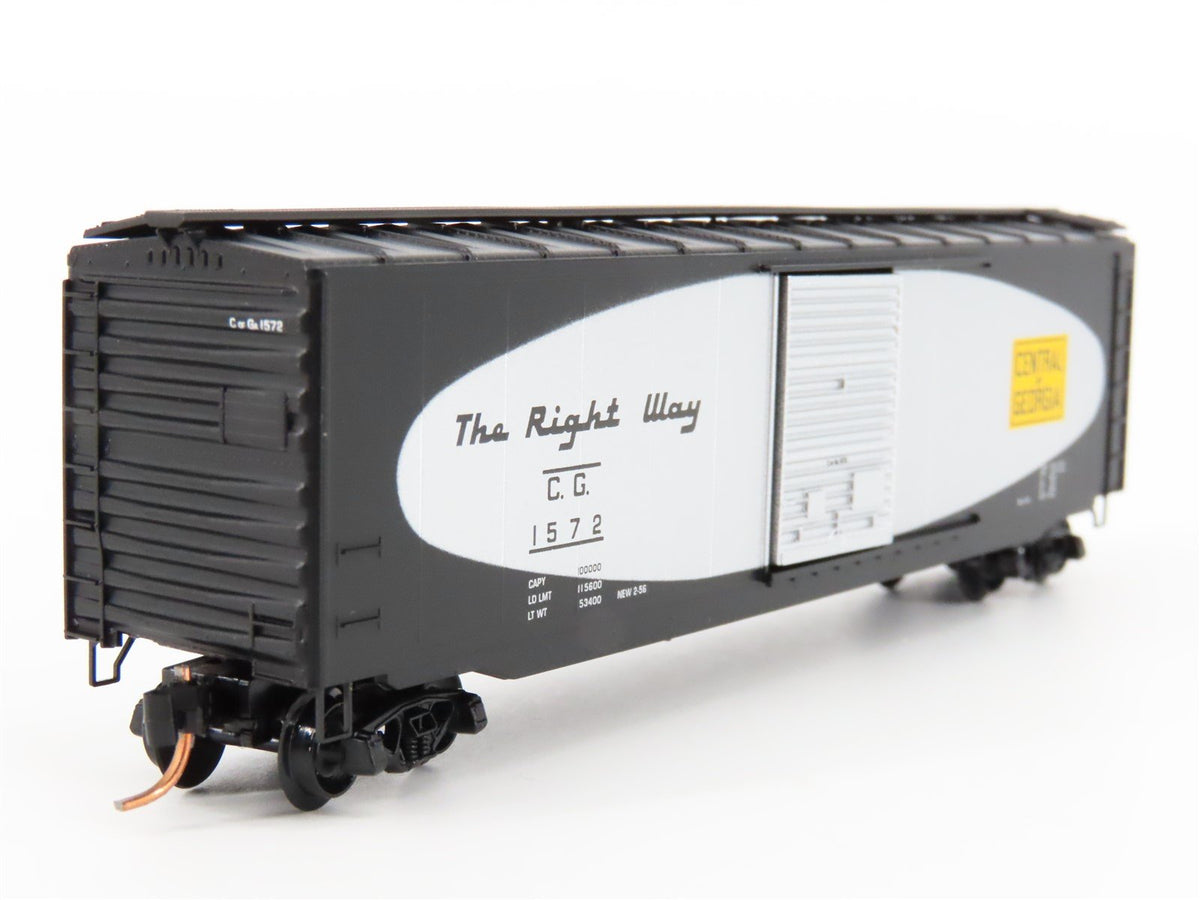 N Scale Micro-Trains MTL 31280 CG Central of Georgia 50&#39; Box Car #1572