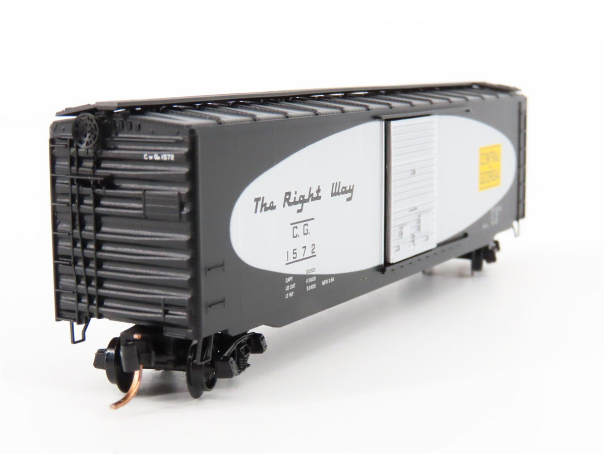 N Scale Micro-Trains MTL 31280 CG Central of Georgia 50&#39; Box Car #1572