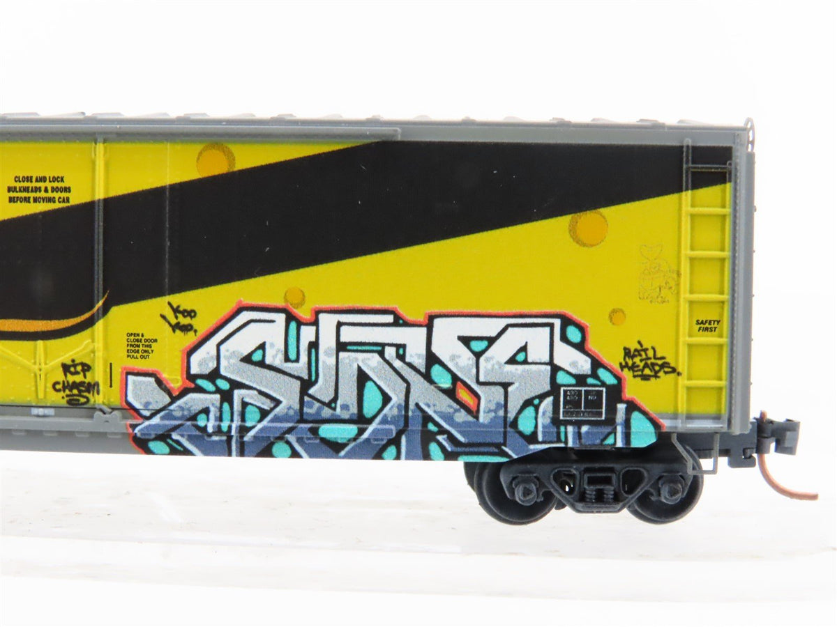 N Micro-Trains MTL 07544200 WSOR Wisconsin &amp; Southern Boxcar #503194 w/ Graffiti