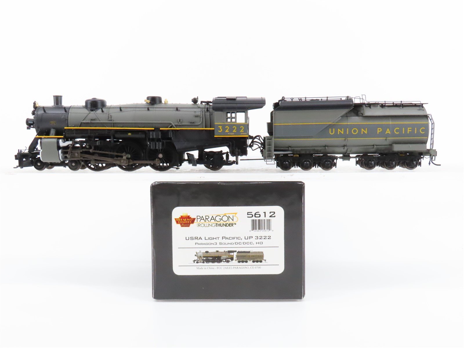 HO Scale Broadway Limited LTD 5612 UP Union Pacific 4-6-2 Steam #3222 w/ DCC