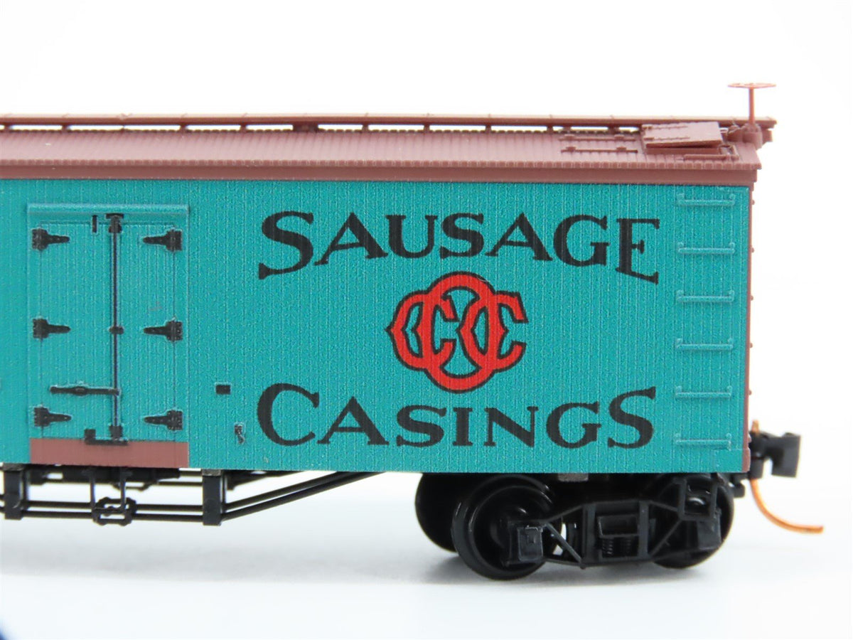 N Scale Micro-Trains MTL 05800040 OPPX Oppenheimer Casing 36&#39; Wood Reefer #8023