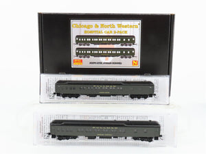 N Scale Micro-Trains MTL #98302231 CNW Chicago & North Western Hospital Car 2-Pk