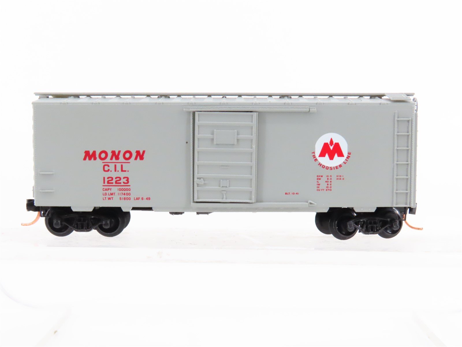 N Scale Micro-Trains MTL 20576 CIL Monon 40' Box Car #1223