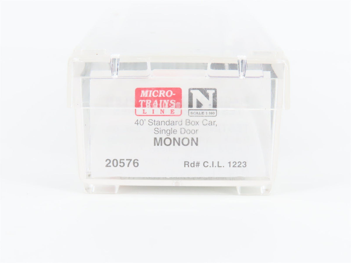 N Scale Micro-Trains MTL 20576 CIL Monon 40&#39; Box Car #1223