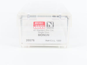 N Scale Micro-Trains MTL 20576 CIL Monon 40' Box Car #1223