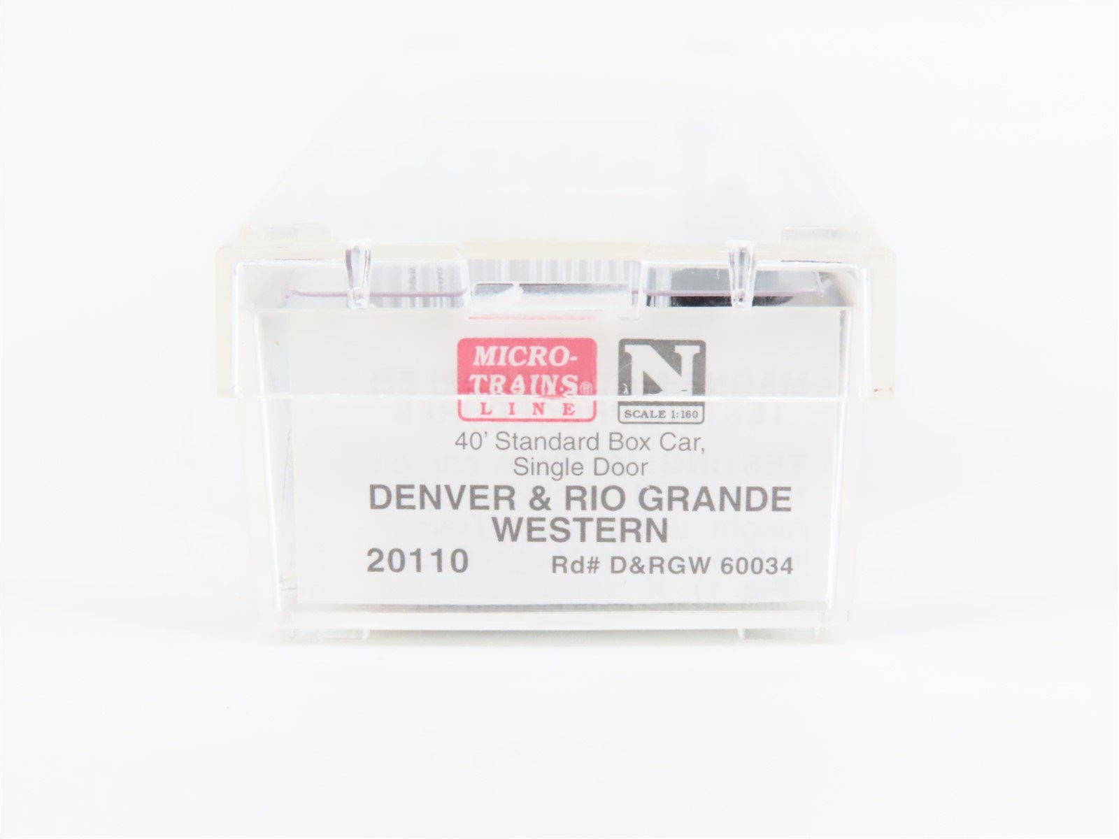 N Scale Micro-Trains MTL 20110 D&RGW Rio Grande Cookie Box 40' Box Car #60034