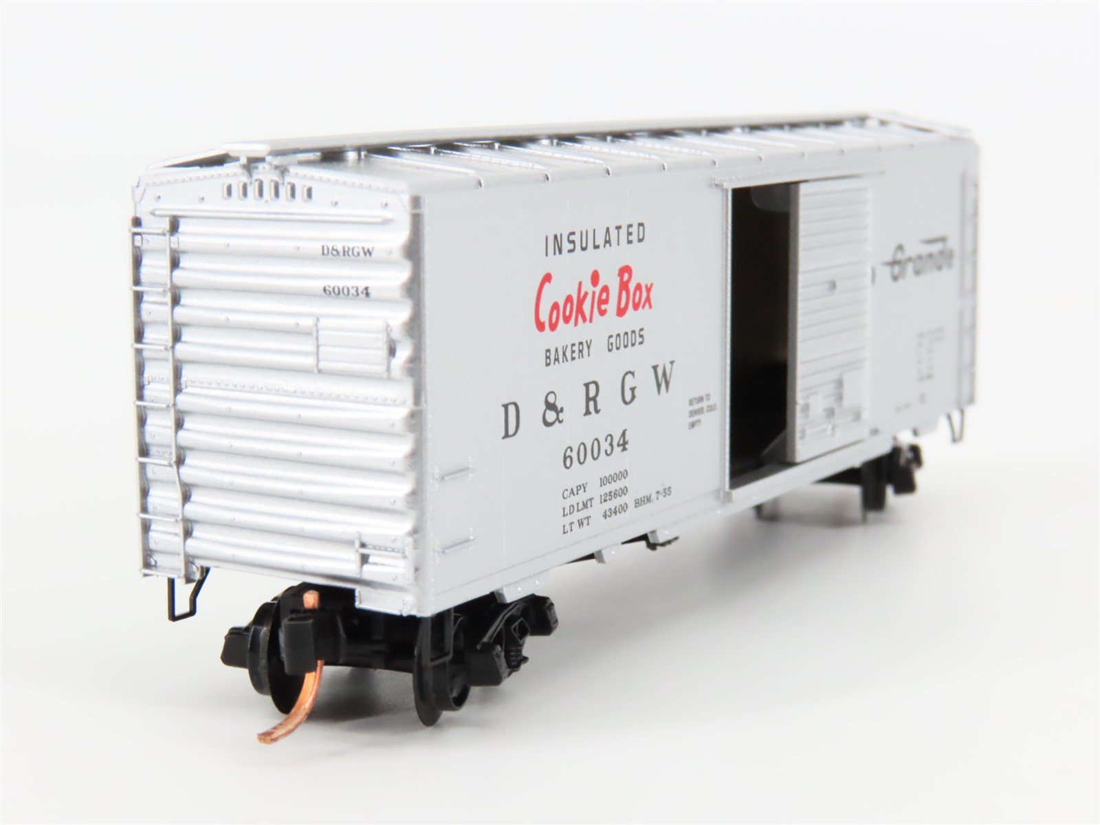 N Scale Micro-Trains MTL 20110 D&RGW Rio Grande Cookie Box 40' Box Car #60034