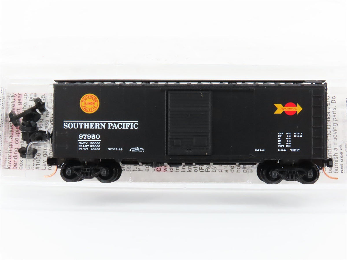 N Scale Micro-Trains MTL 20090 SP Southern Pacific &quot;Overnight&quot; 40&#39; Boxcar #97950