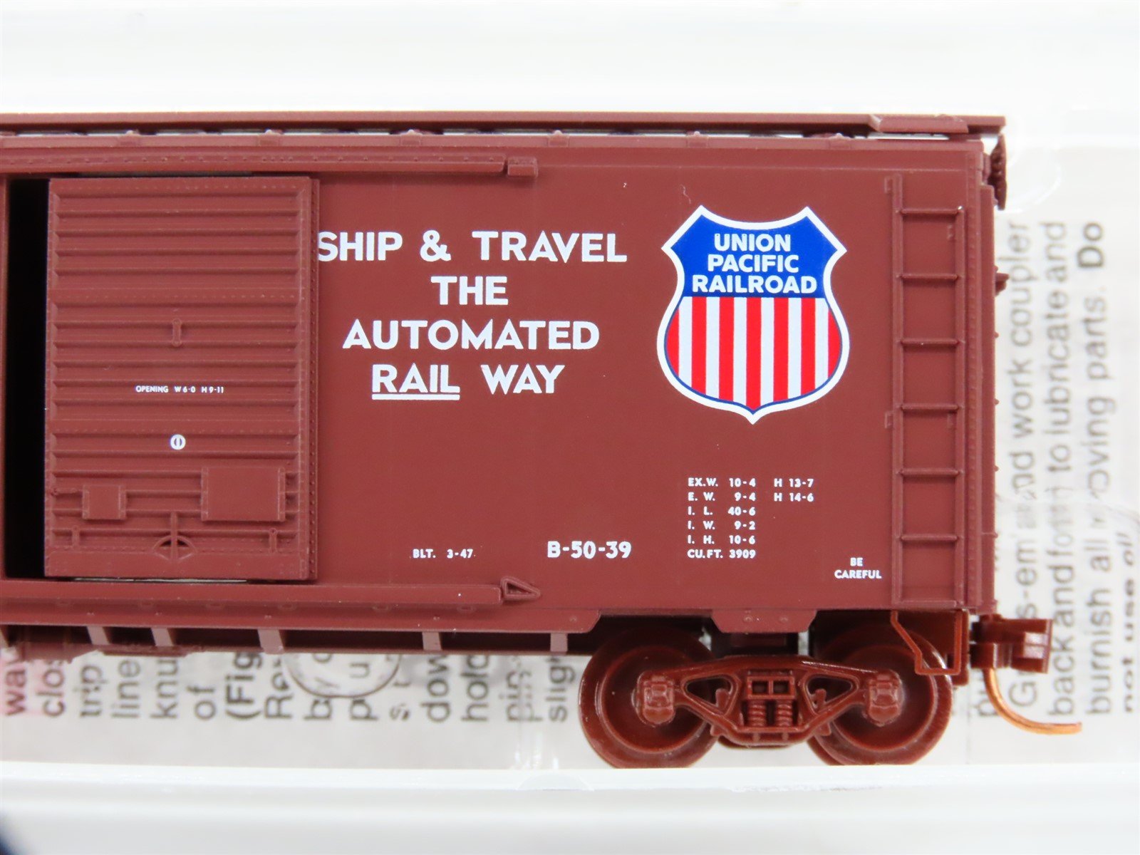 N Scale Micro-Trains MTL 02000710 UP Union Pacific 40' Box Car #198850