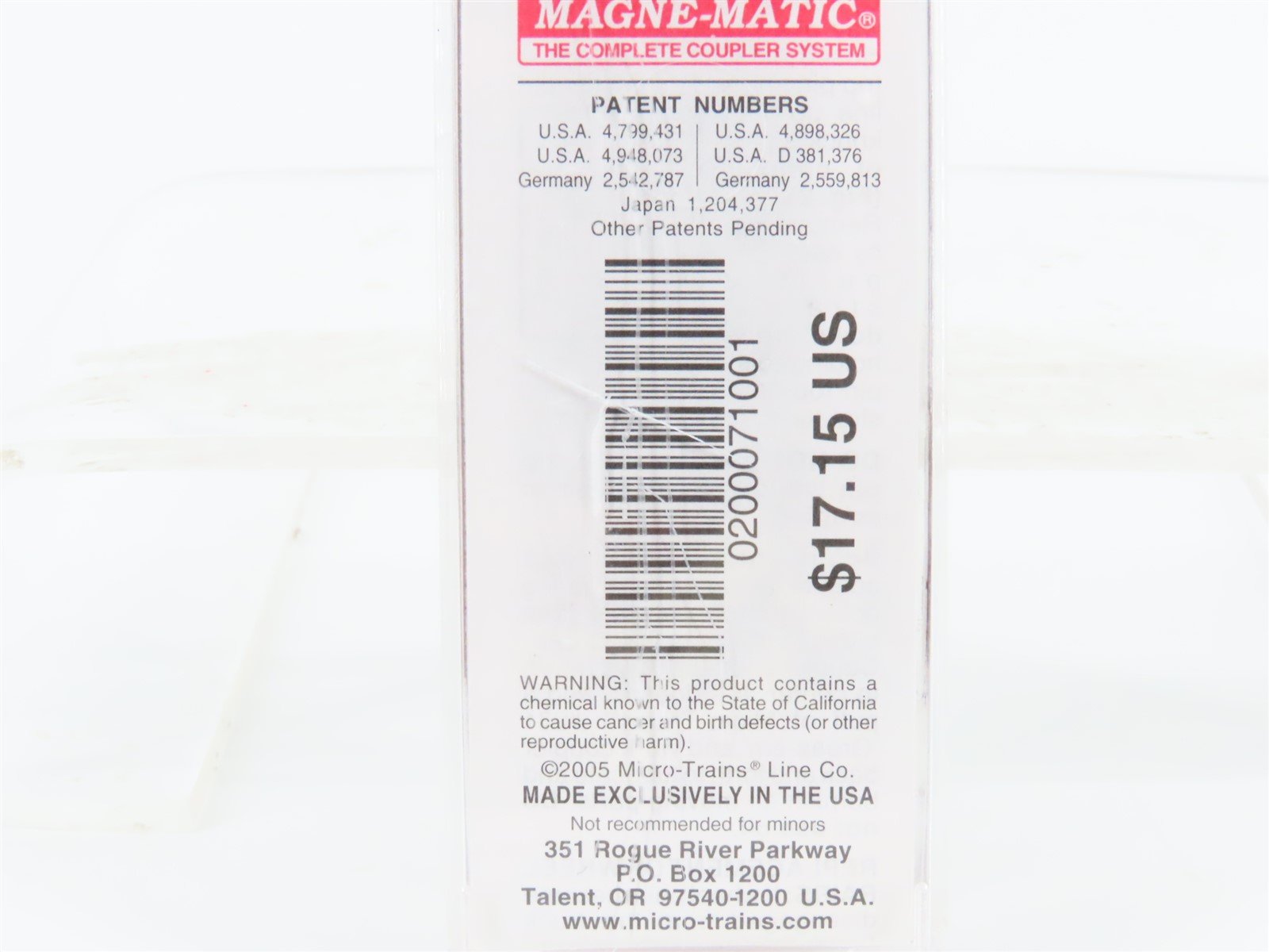 N Scale Micro-Trains MTL 02000710 UP Union Pacific 40' Box Car #198850