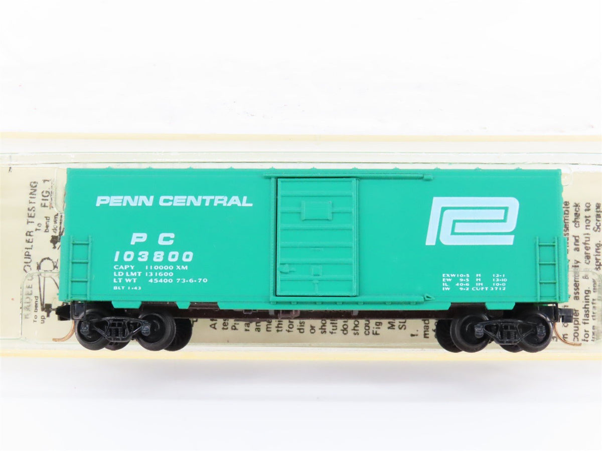 N Scale Kadee Micro-Trains MTL 24050 PC Penn Central 40&#39; Box Car #103800