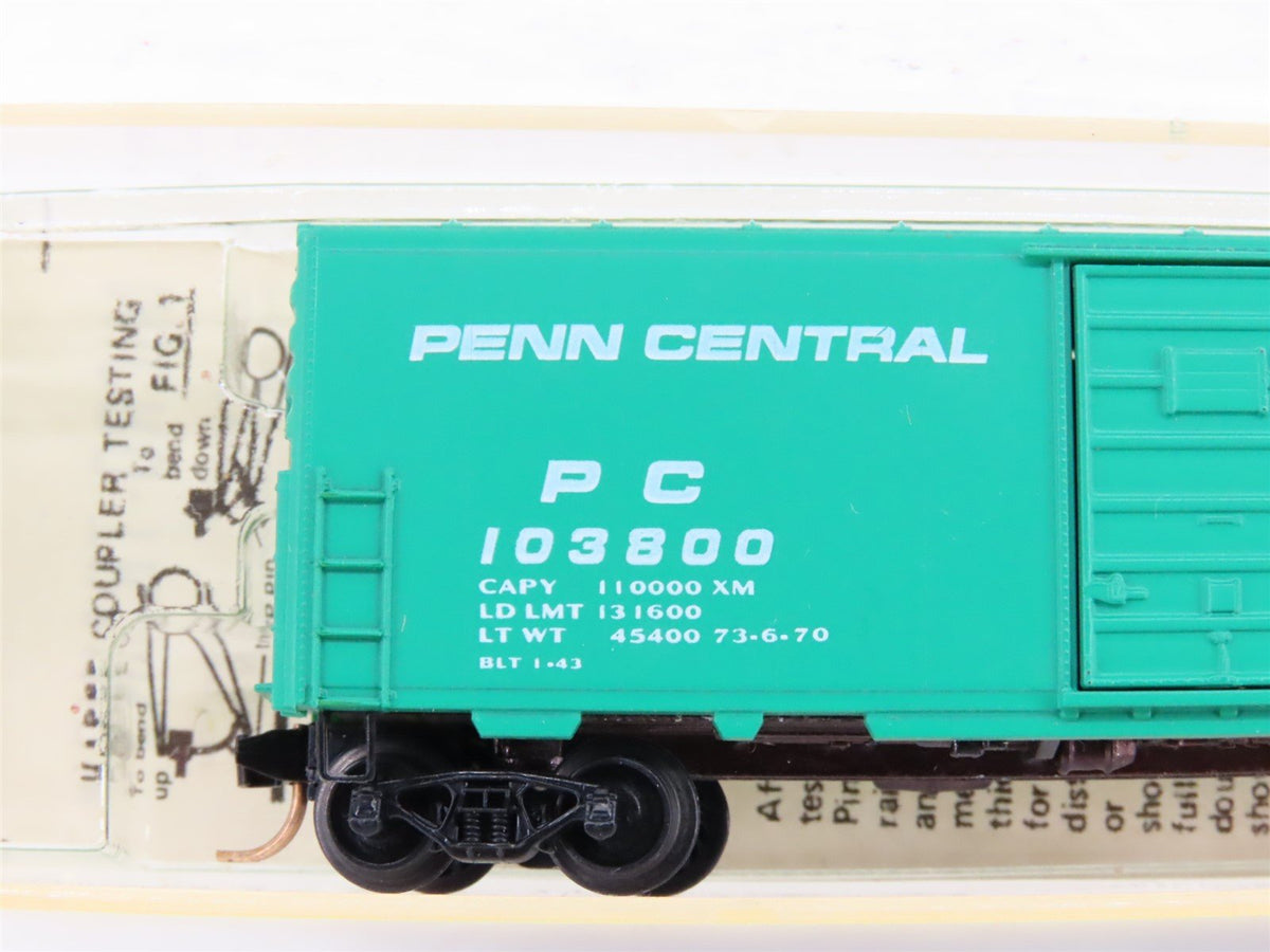 N Scale Kadee Micro-Trains MTL 24050 PC Penn Central 40&#39; Box Car #103800