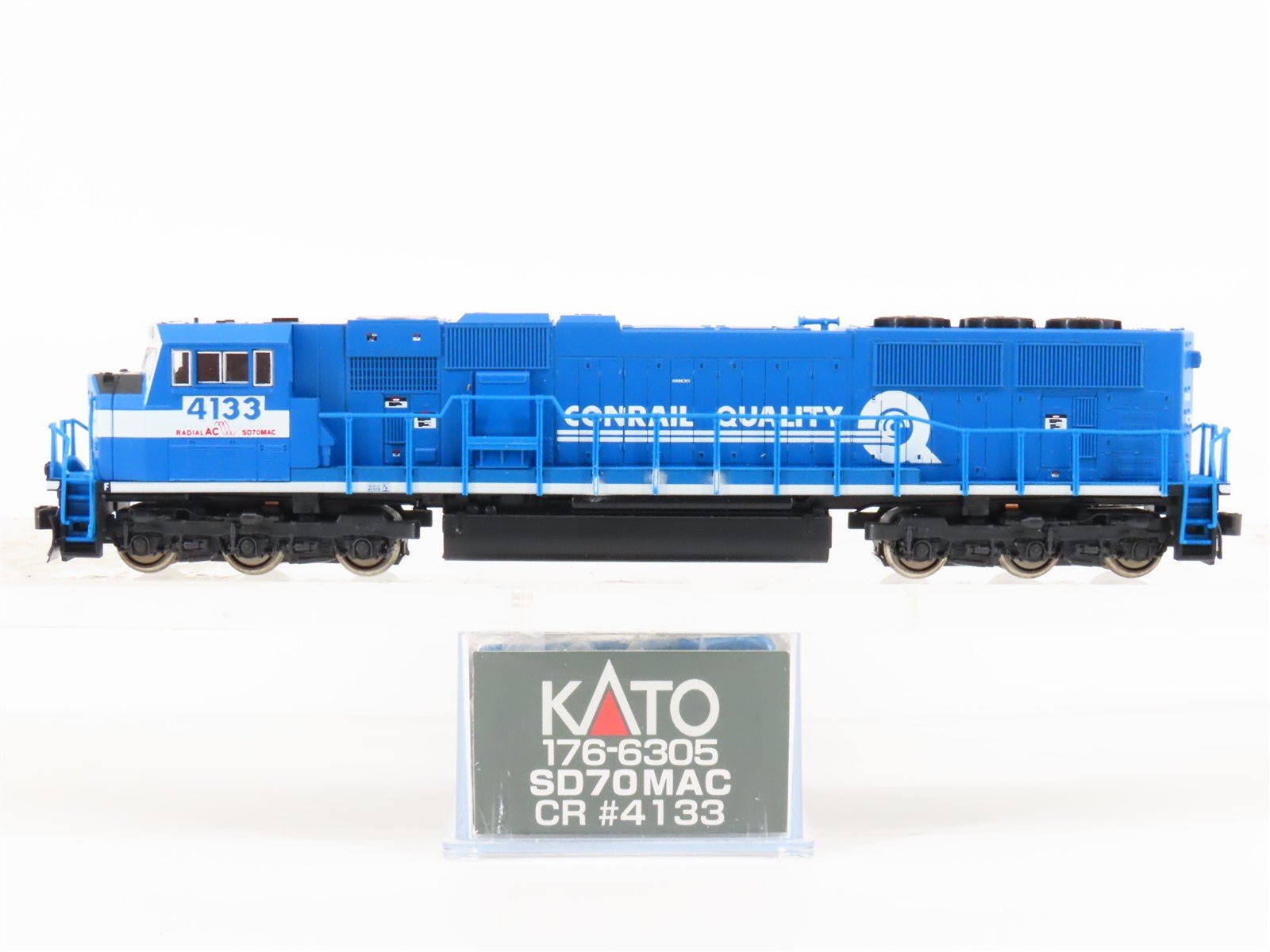 N Scale KATO 176-6305 CR Conrail SD70MAC Diesel Locomotive #4133 - DCC Ready