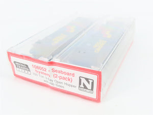 N Micro-Trains MTL #108052 SBD Seaboard System 3-Bay Hopper 2-Pack (Sealed)