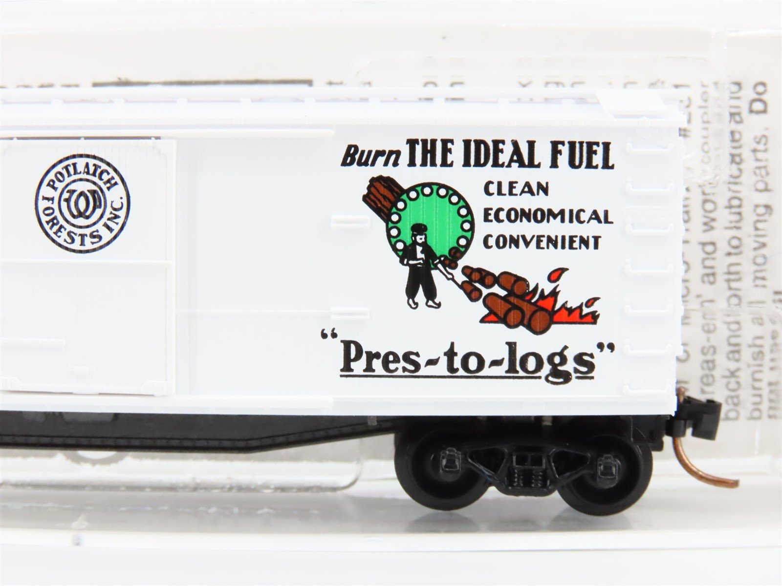 N Scale Micro-Trains MTL 42060 Pres-to-logs Potlatch Lumber Box Car #425