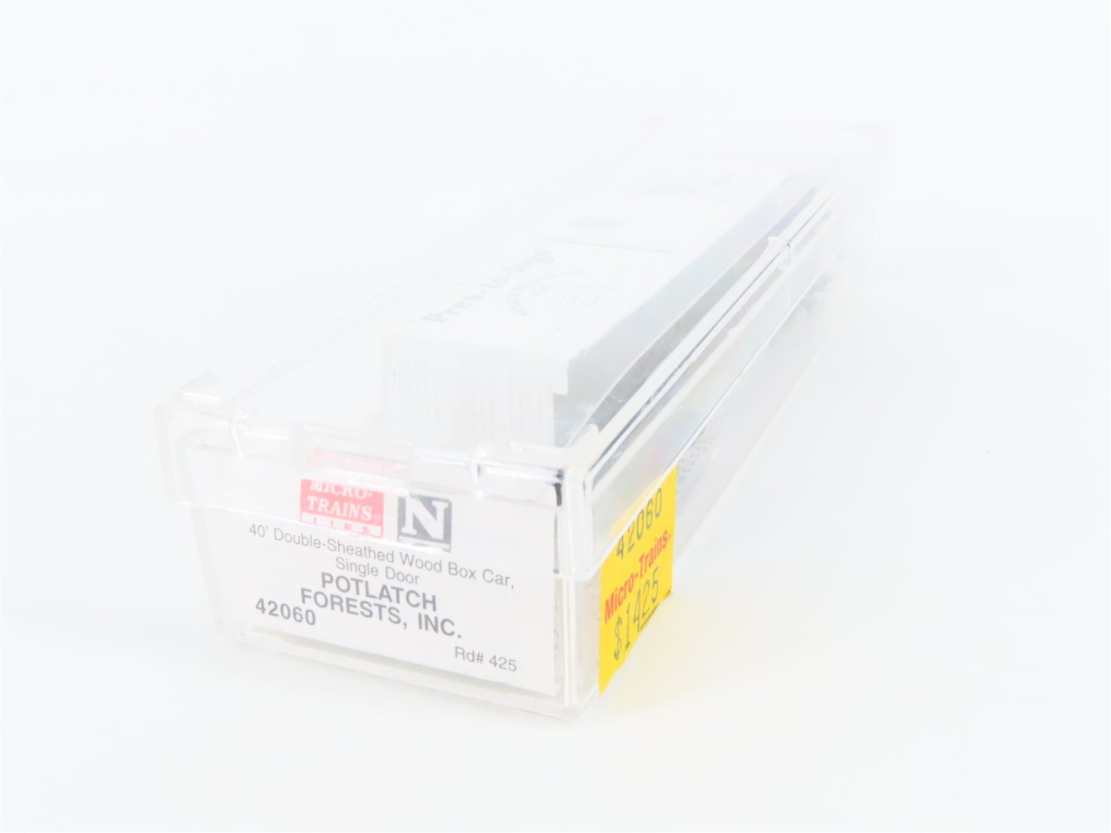 N Scale Micro-Trains MTL 42060 Pres-to-logs Potlatch Lumber Box Car #425