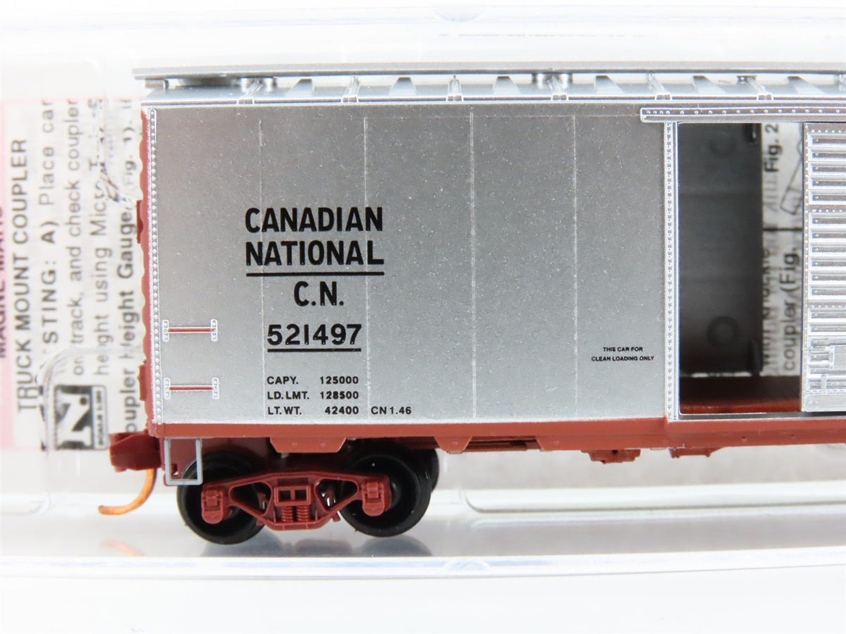 N Scale Micro-Trains MTL 02000946 CN Canadian National 40&#39; Box Car #521497