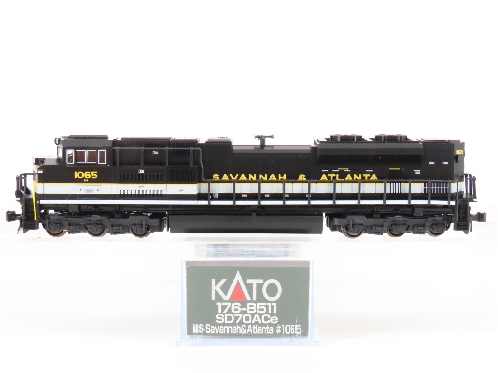 N Scale KATO 176-8511 NS Savannah & Atlanta Heritage SD70ACe Diesel Loco #1065