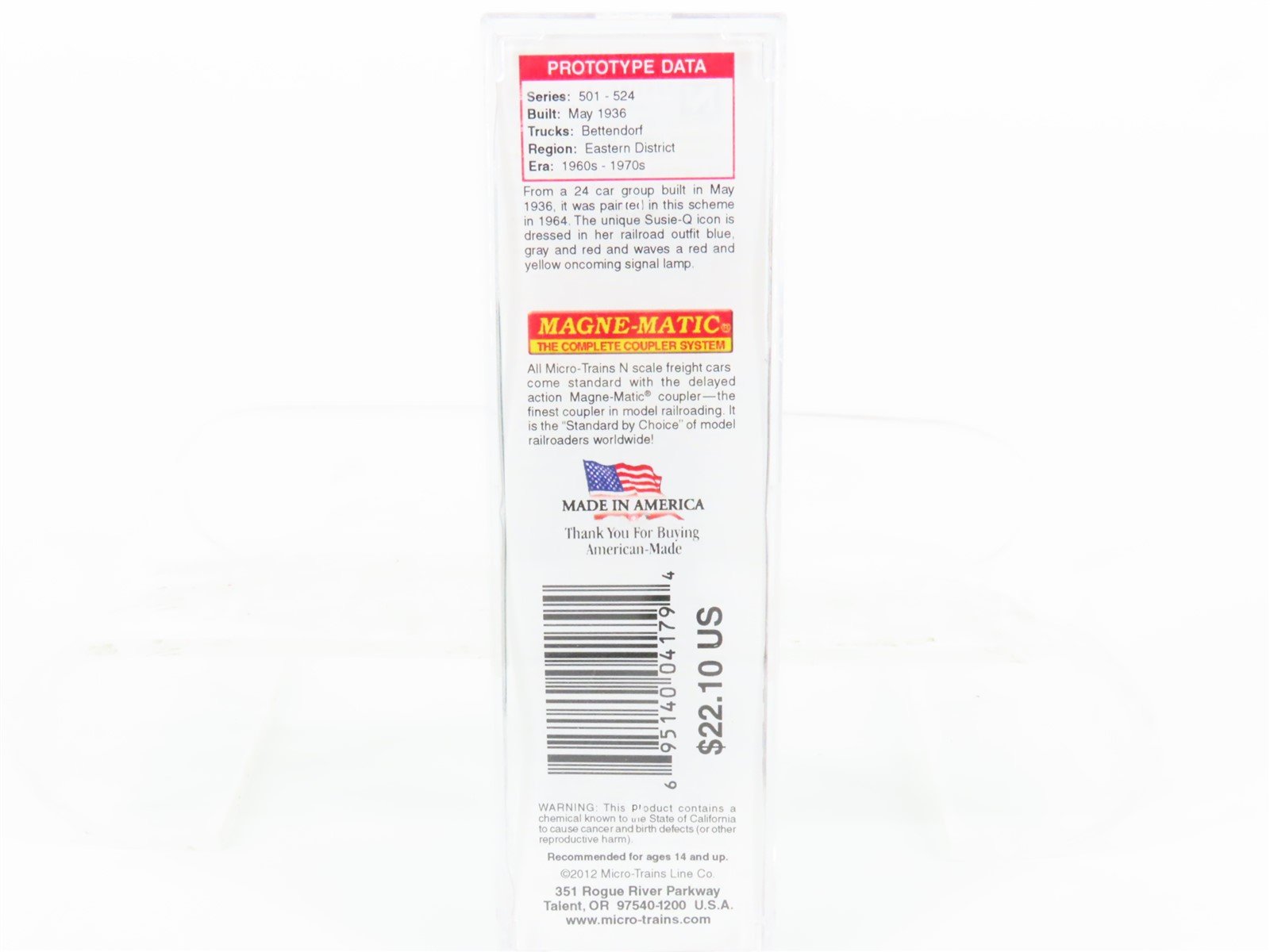 N Scale Micro-Trains MTL 02000670 NYSW 