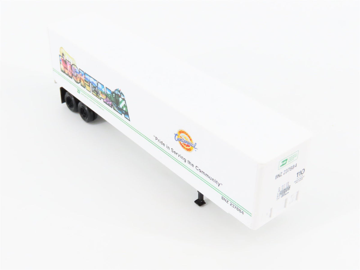 N Micro-Trains MTL 67150 BNZ Burlington Northern Intermodal Montana Trailer