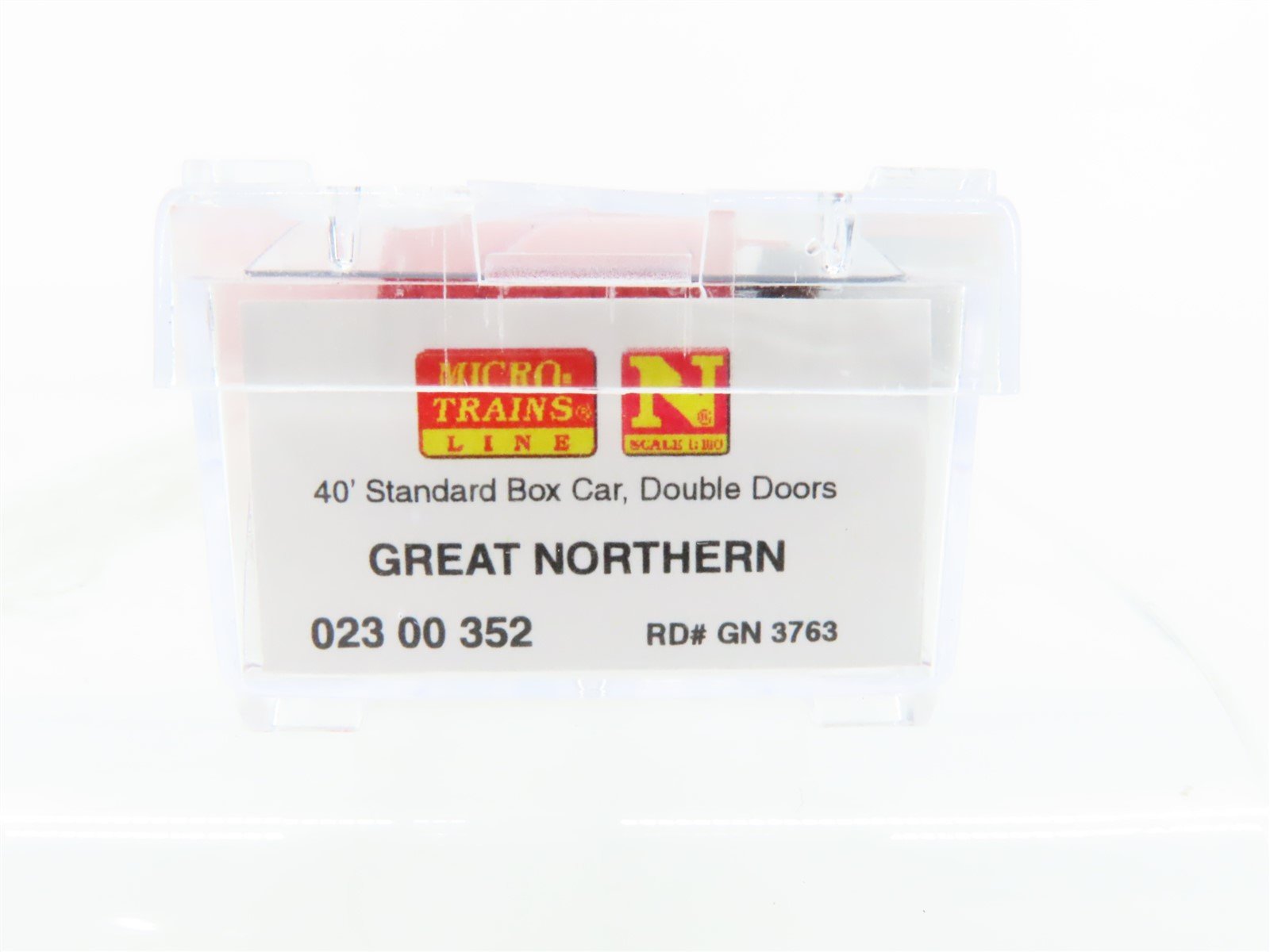 N Scale Micro-Trains MTL 02300352 GN Great Northern 40' Double Door Box Car 3763