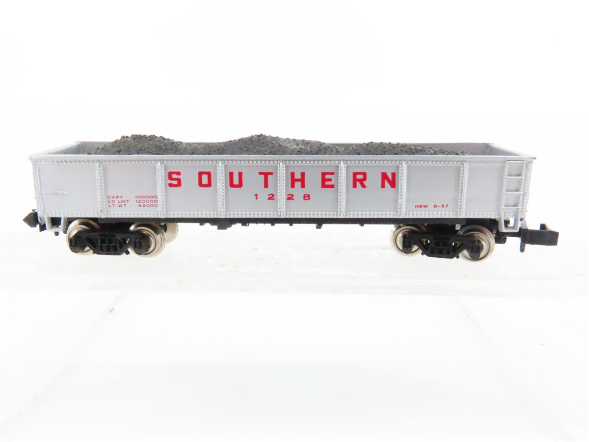 N Scale Bachmann SR Southern Railroad Open Gondola #1228 w/ Load