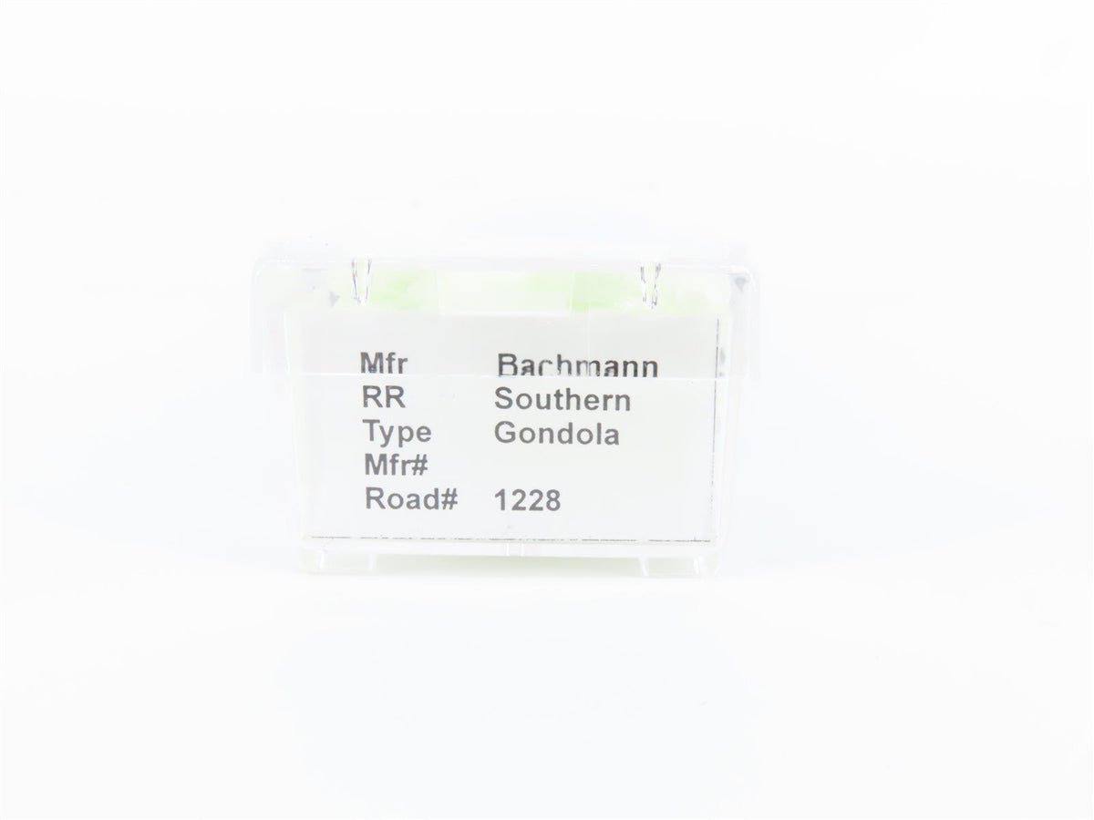 N Scale Bachmann SR Southern Railroad Open Gondola #1228 W/ Coal Load